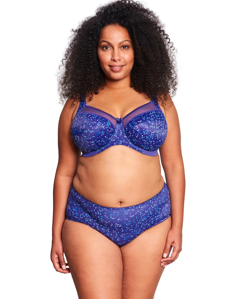 Goddess Kayla GD6162 Purple Cascade UW Banded Bra